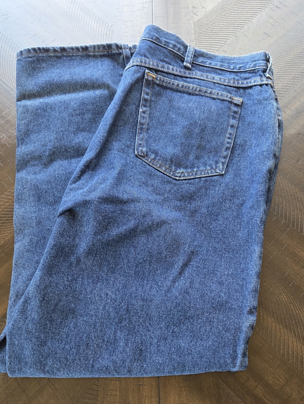 Vtg NWT Chic Relaxed Tapered Leg Jeans 22W Plus Size 100% Cotton High Rise - Picture 7 of 9